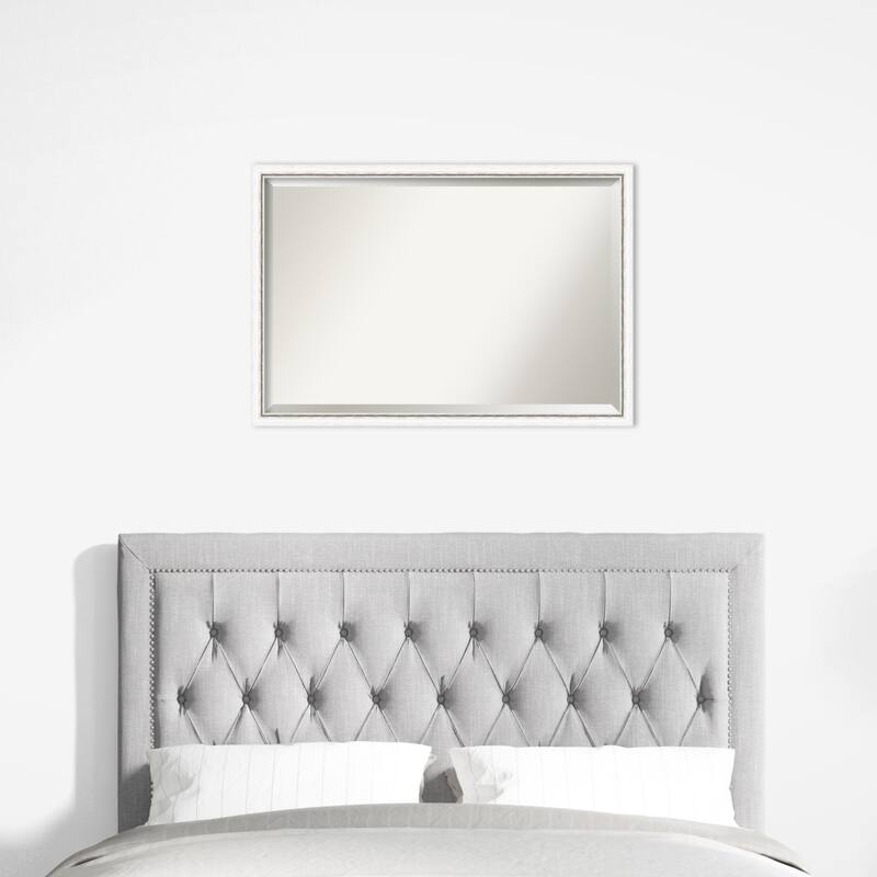 Morgan Beveled Wood Framed Wall Mirror