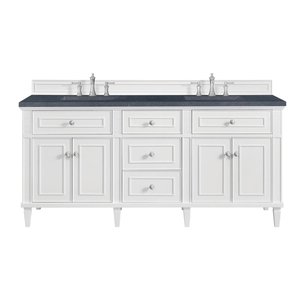 James Martin Vanities 424-V72-3CSP Lorelai 72" Double Basin Wood