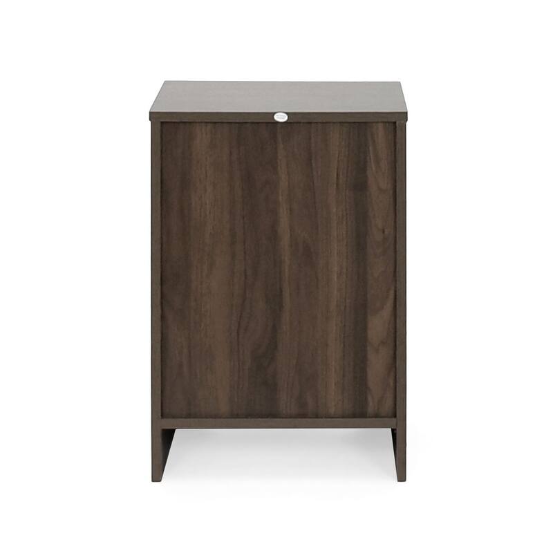15.80" W Modern 2 Drawer Nightstand by Christopher Knight Home