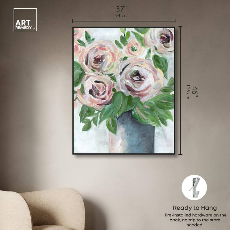 Flowers from my Garden Canvas by Art Remedy