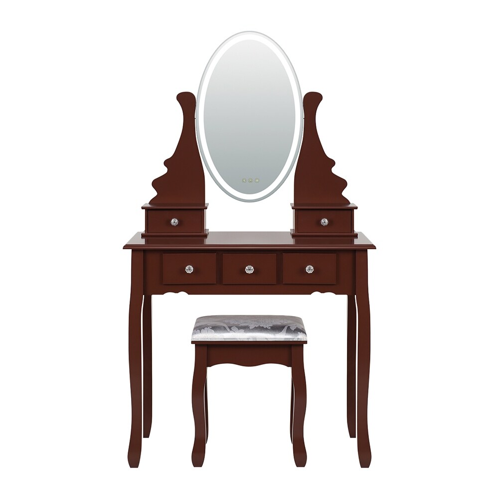 modern mahogany dressing table Swedish Modern mahogany dressing table, 1950's