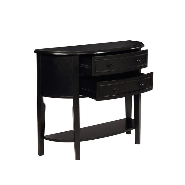 Powell Home Fashions 502 515 Demilune 37 9 10 Inch Wide 2 Powell Home Fashions 502 515 Demilune 37 9 10 Inch Wide 2 Drawer Console