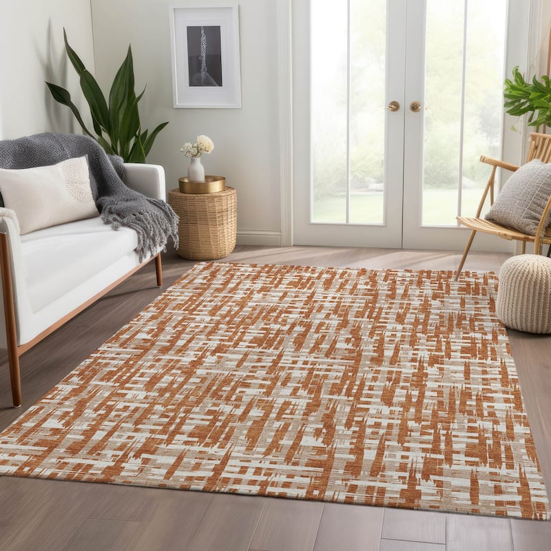 Premium Washable Super Soft Abstract Weave Mayfield Rug