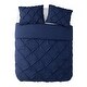 preview thumbnail 8 of 34, VCNY Home Carmen 3-Piece Pintuck Duvet Cover Set
