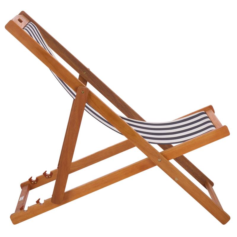 SAFAVIEH Outdoor Natalya Foldable Sling Chair (Set of 2) - 24"W x 34"D x 41"H