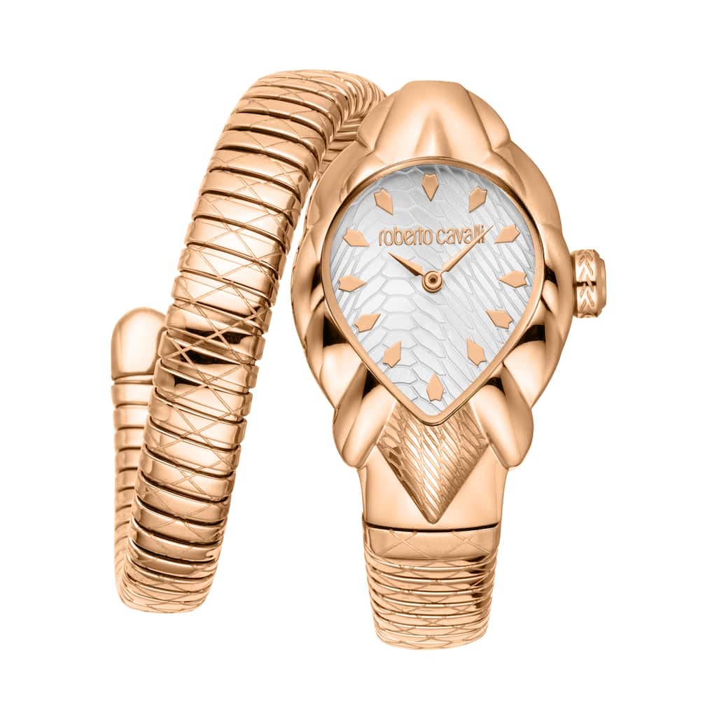 Roberto Cavalli Women's RC5L110M0055 Quartz Watch - Rose-Tone