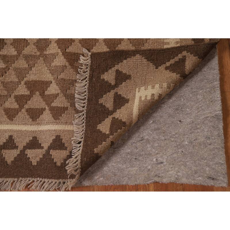 Tribal Kilim Oriental Area Rug Hand-woven Wool Carpet - 5'2" x 8'0"