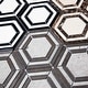 preview thumbnail 9 of 10, Santorini 4x4 Marble Hexagon Mosaic Tile - Floor, Wall & Backsplash