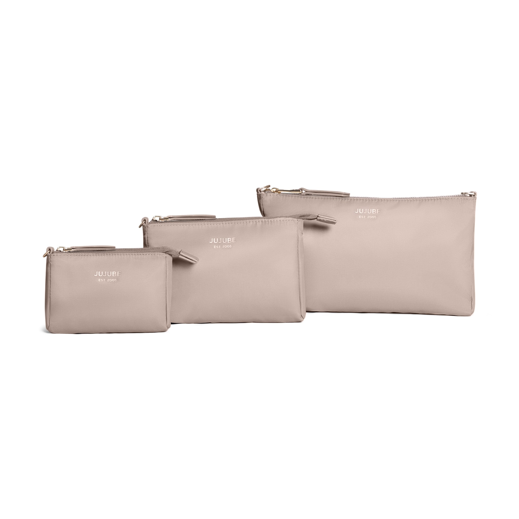 JuJuBe 3-piece Pouch Set Diapers Organization