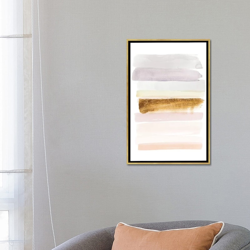 iCanvas "Pastel Sweep I" by Grace Popp Framed