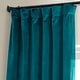 preview thumbnail 33 of 165, Exclusive Fabrics Signature Plush Velvet Hotel Blackout Curtains (1 Panel) - Luxury Soft Drapery for Light Control & Elegance
