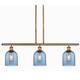 Option Brushed Brass / Princess Blue