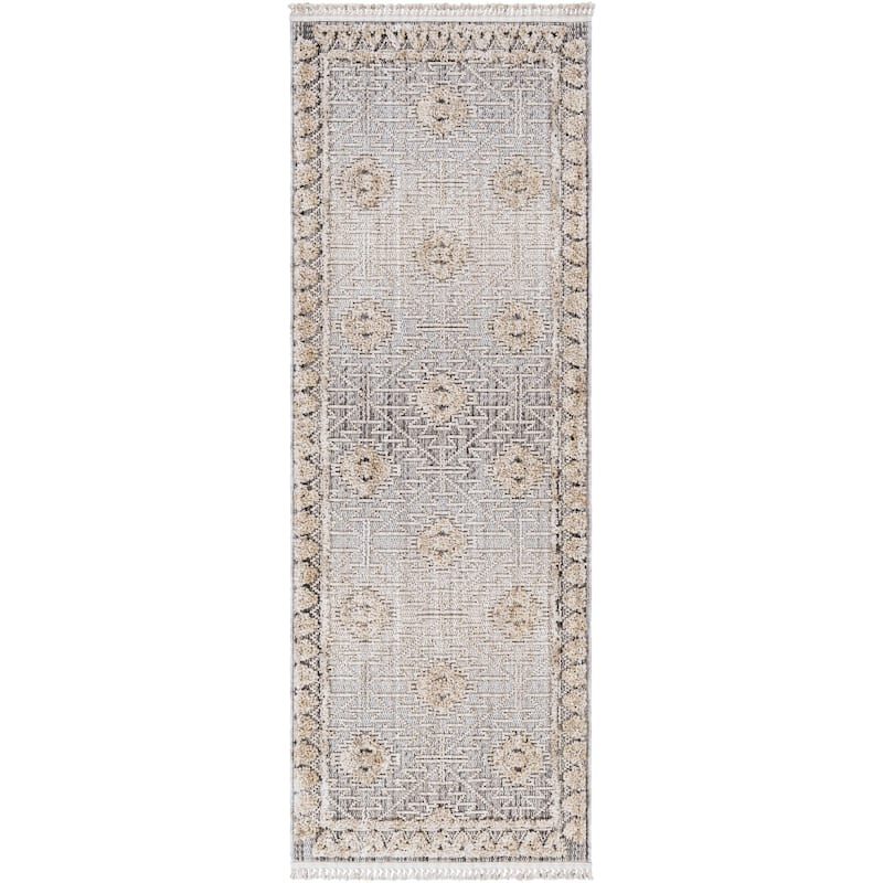 Livabliss Transitional Zaragoza Medallion Area Rug