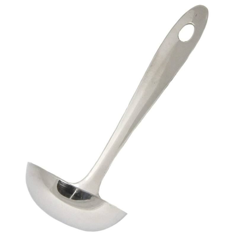 Chef Craft 8" Stainless Steel Serving Ladle with Sleek Mirror Finish