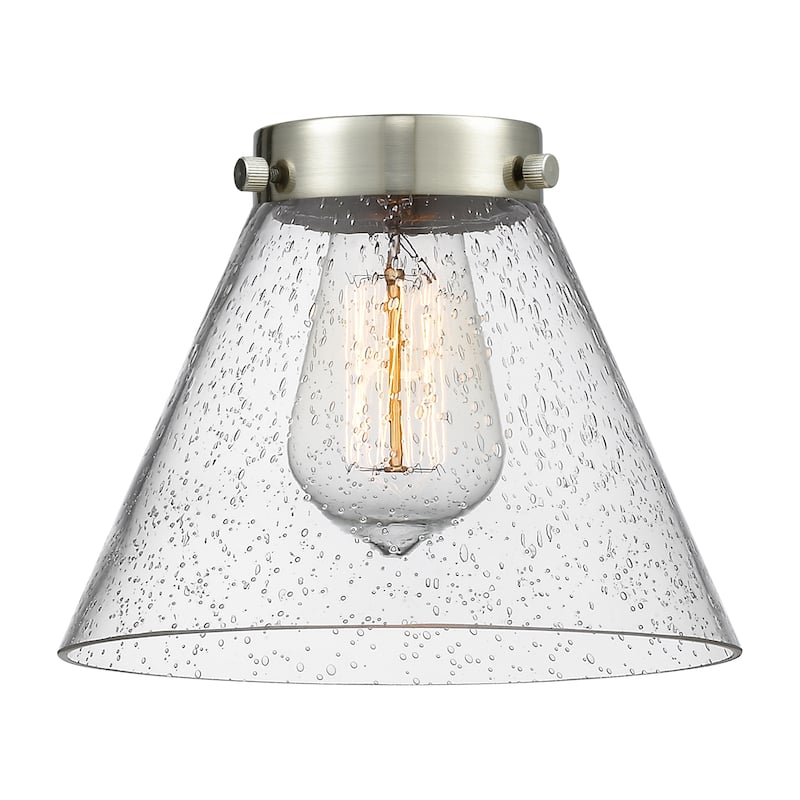 Innovations Lighting Edison Large Cone - 1 Light 7" Semi-Flush Mount