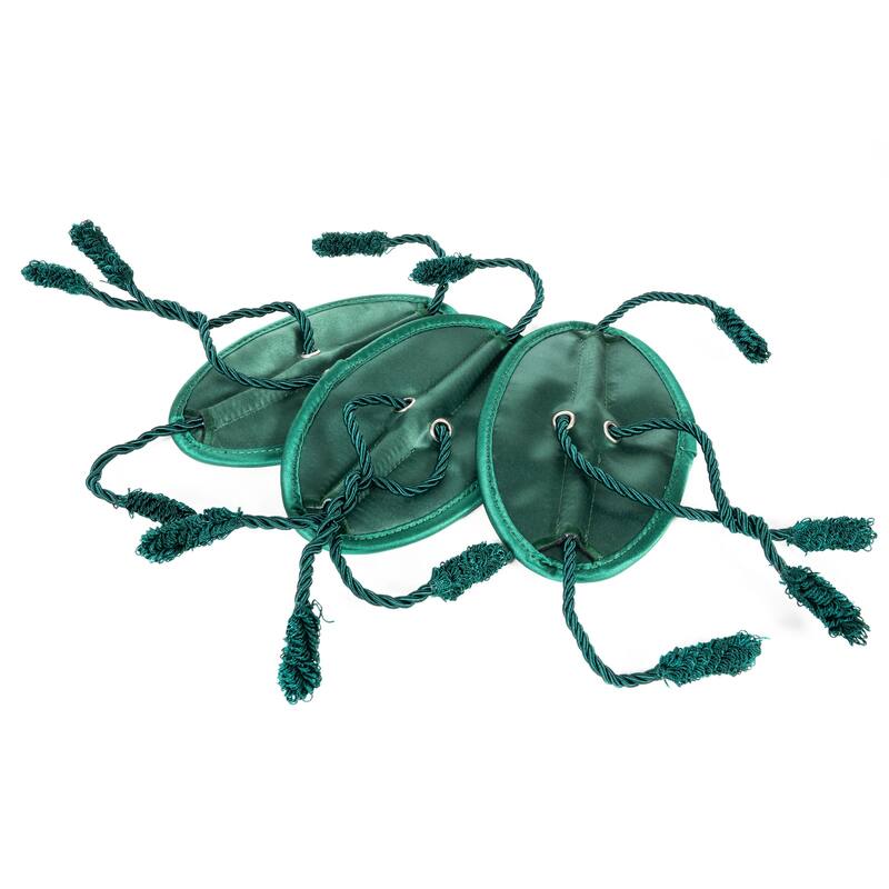 Banister Protecting Garland Ties (3 Pack - Green) - Green