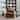 KINWELL 31"W Oak Frame Upholstered Swivel Barrel Armchair