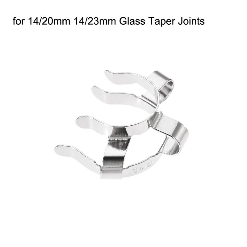 Joint Clip Lab Clamp for Glass Taper Joint Laboratory Tool 3Pcs - 10mm/14mm