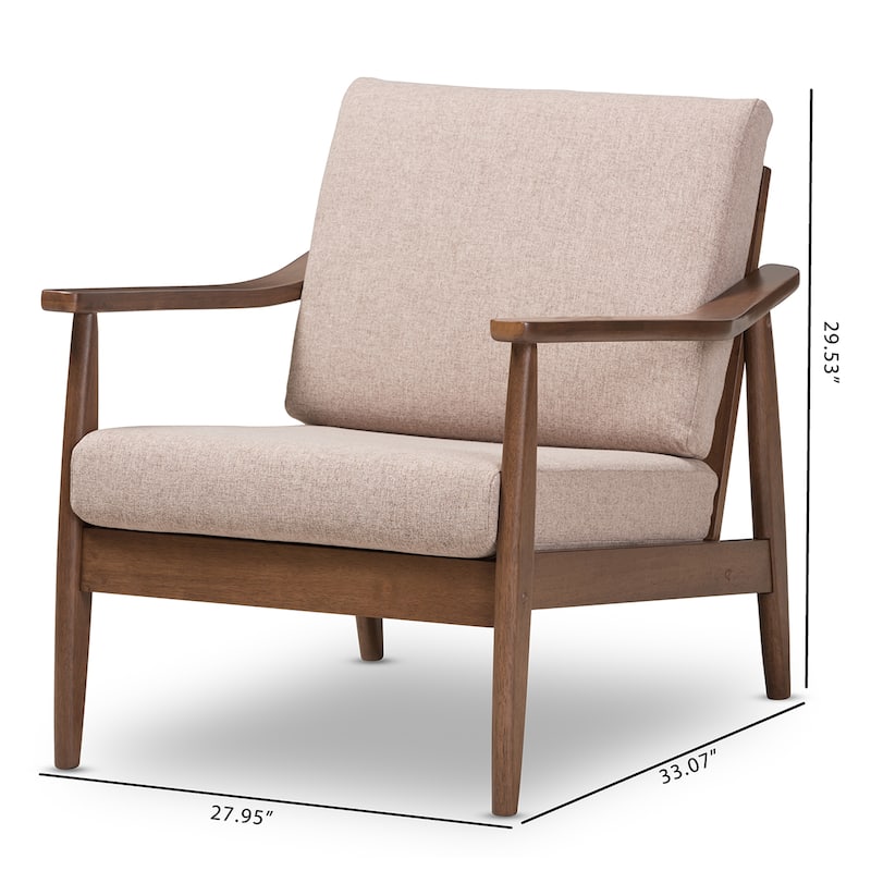 Mid-century Lounge Chair by Baxton Studio