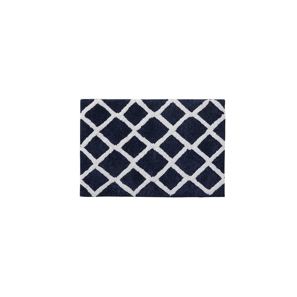 Reversible High Pile Tufted Bath Rug For Bath Room