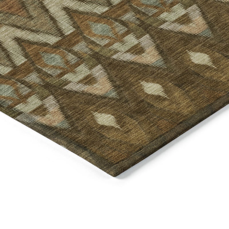 HomeRoots Southwestern Transitional Rectangle Outdoor Rug