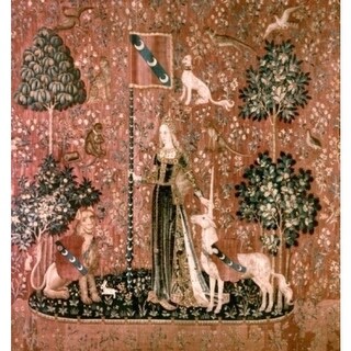 Lady And The Unicorn Sense Of Touch 15Th Century Tapestry Musee ...