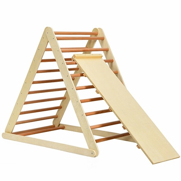 Toddler wooden climbing frame top