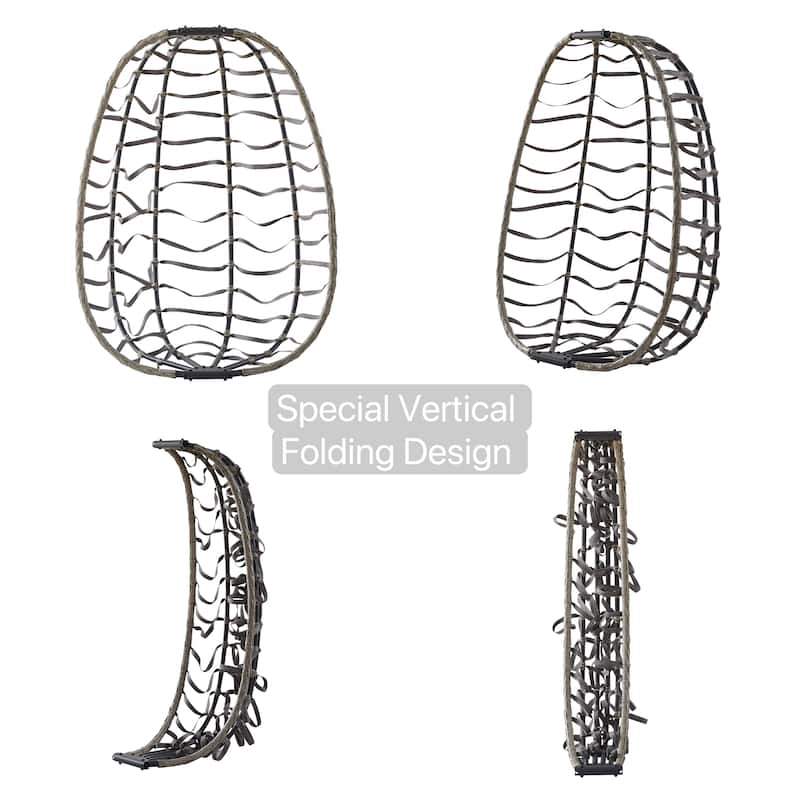 Pocassy Outdside Foldable Hanging Egg Chair