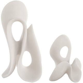 Uttermost 18194 Silent Wave 15" Tall Polyresin Abstract Table Statue -