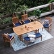 preview thumbnail 15 of 30, Cambridge Casual Caterina 6-Piece Teak Outdoor Extendable Dining Set