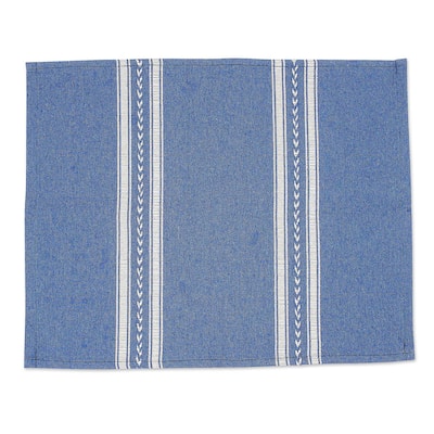 Novica Handmade Magical Blue Cotton Placemat