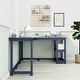 preview thumbnail 19 of 43, Max and Lily Corner Desk w/ Shelves