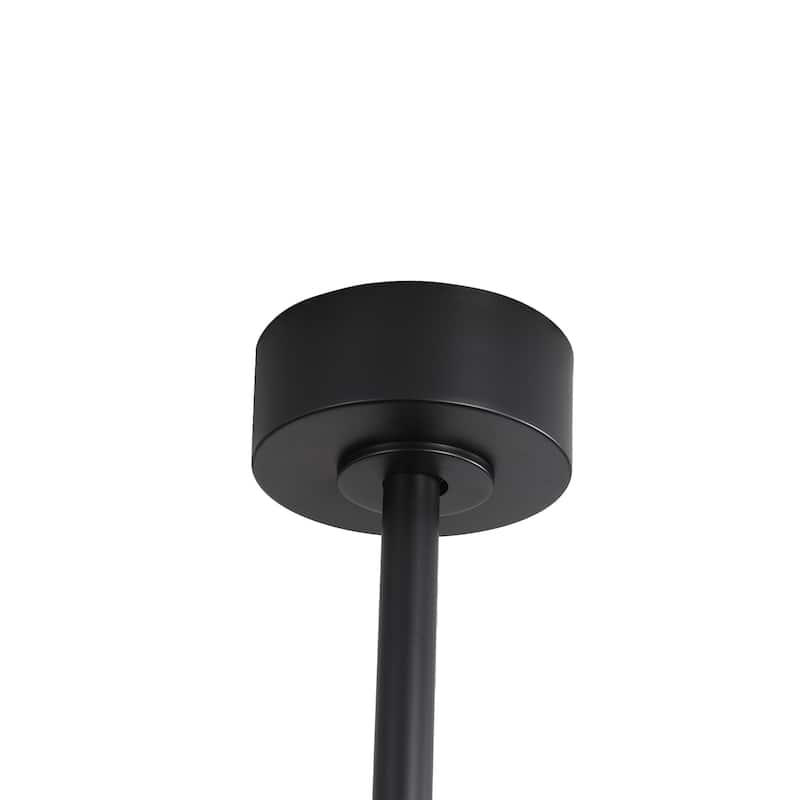 52-IN Black Industrial LED Ceiling Fan with Light Kit and Remote (5-Blade)