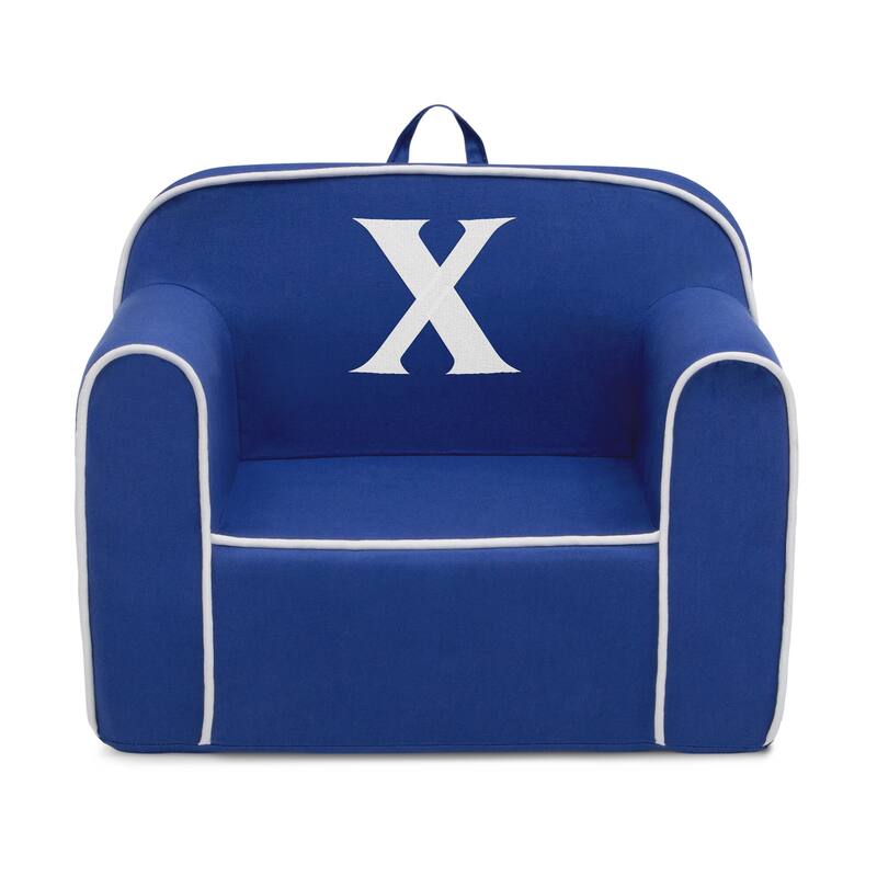 Delta Children Personalized Monogram Cozee Chair - Customize with Letter X
