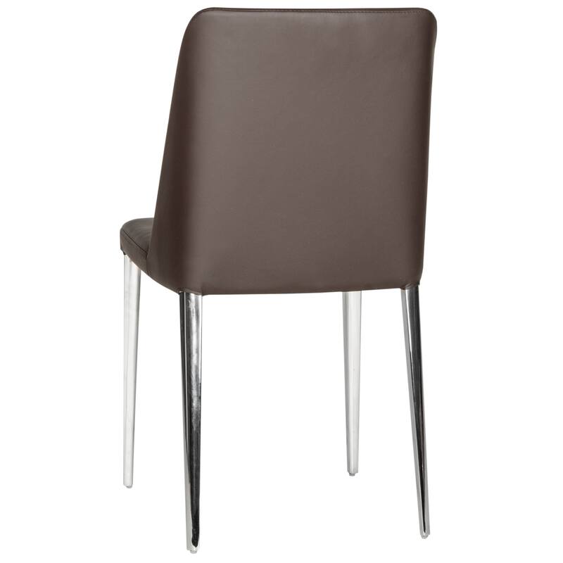 SAFAVIEH Haruko Mid Century Dining White Dining Chair (Set of 2) - 22.5" x 17.8" x 34.8" - 23Wx18Dx35H