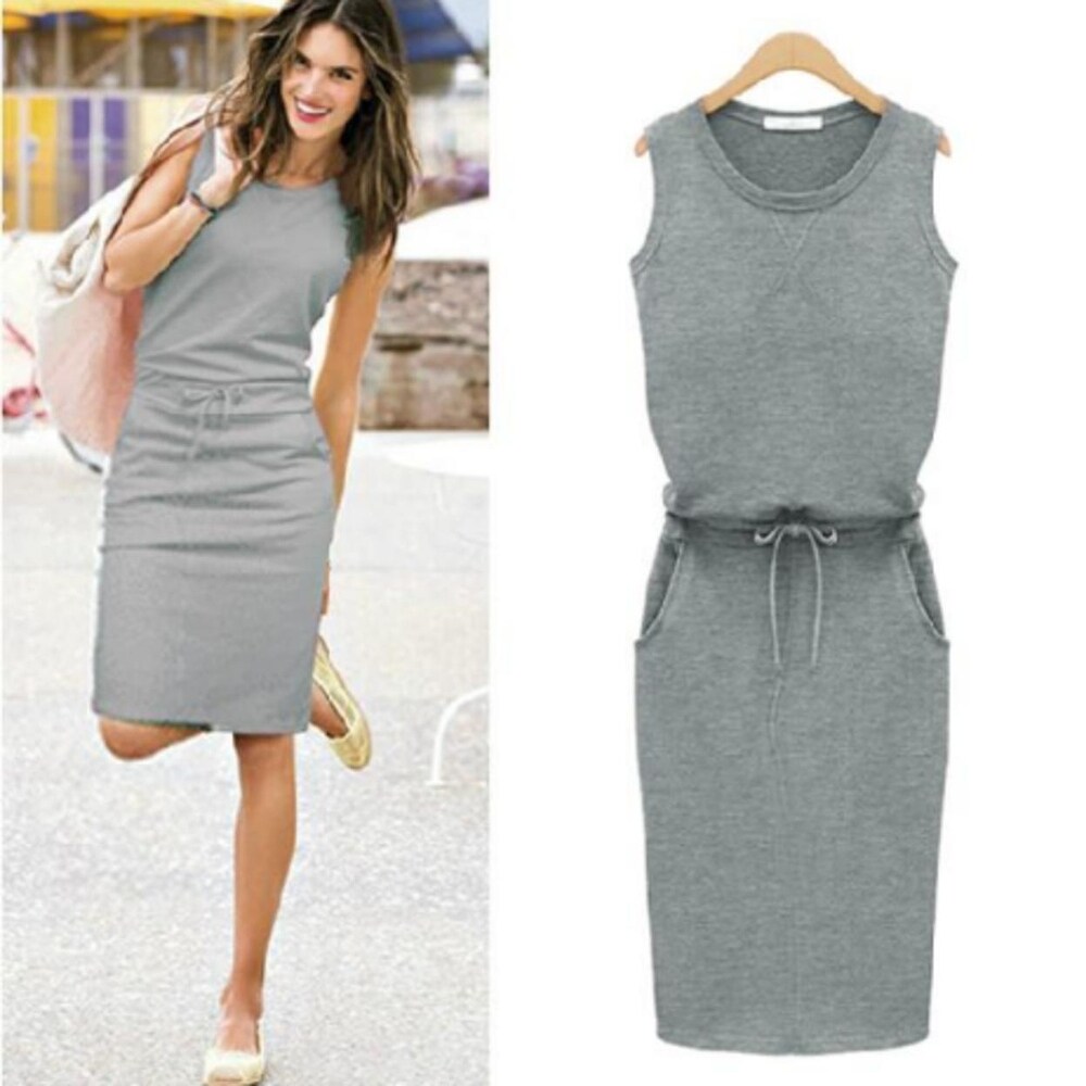 Gray summer dress Clearance