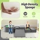 preview thumbnail 7 of 18, Costway 5PCS Climb and Crawl Playset with Ball Pit for Kids Zippers - See Details