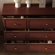 preview thumbnail 53 of 56, Timechee 63'' W Dresser White Chest Srorage Cabinet Lacquer Drawers