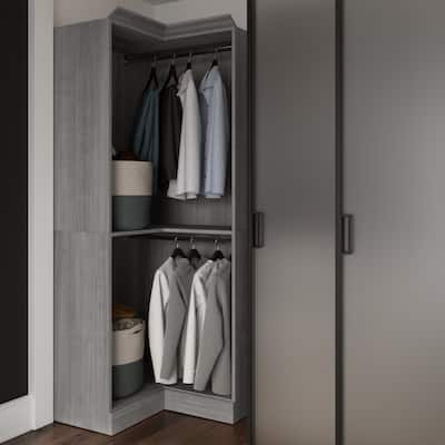 Versatile 36W Corner Closet Organizer by Bestar