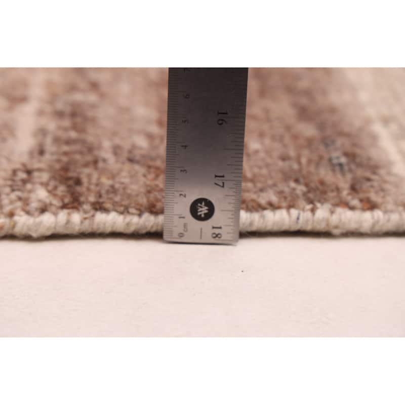 ECARPETGALLERY Hand-knotted Opulence Beige Wool Rug - 7'11 x 9'5