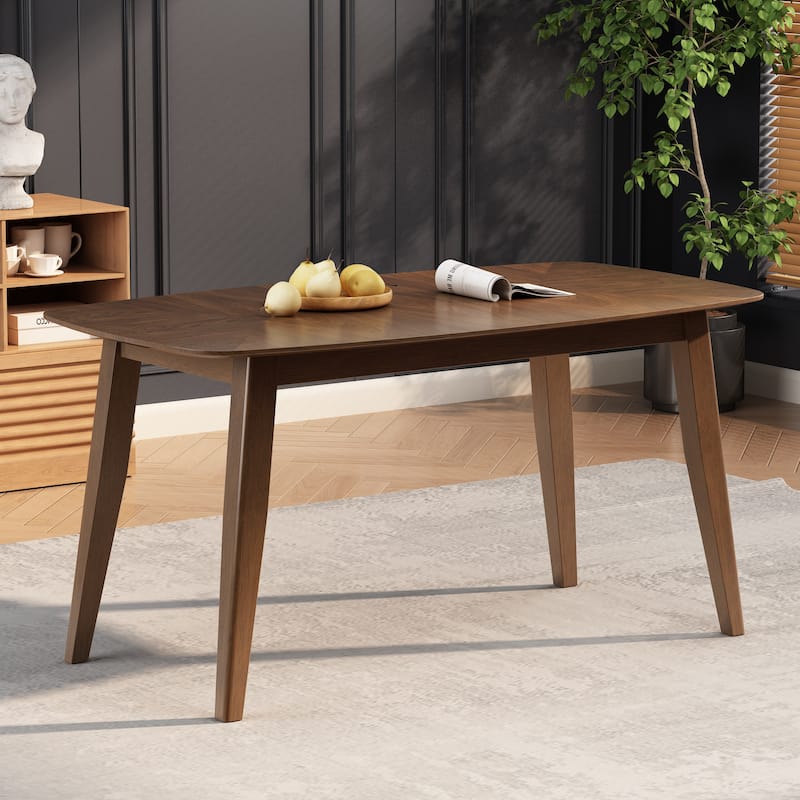 Darien Farmhouse Rubberwood Dining Table by Christopher Knight Home