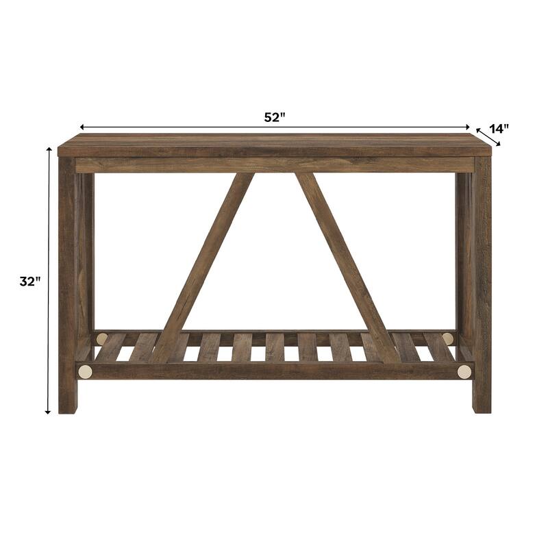Middlebrook Paradise Hill A-Frame Entry Table