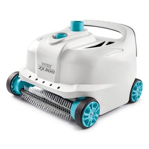 Intex: ZX300 Deluxe Automatic Pool Vacuum - Pressure Side Cleaner,700 Gal/Hr Water Powered Suction, AWD