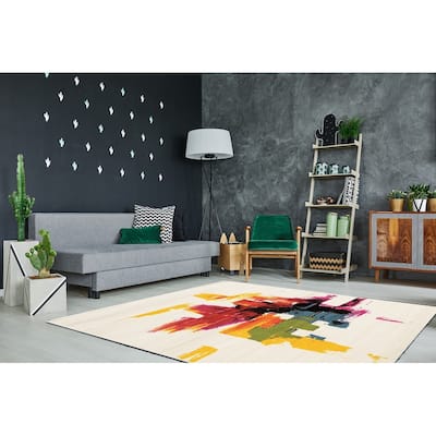 Ivory Millenium Brush Rug Collection