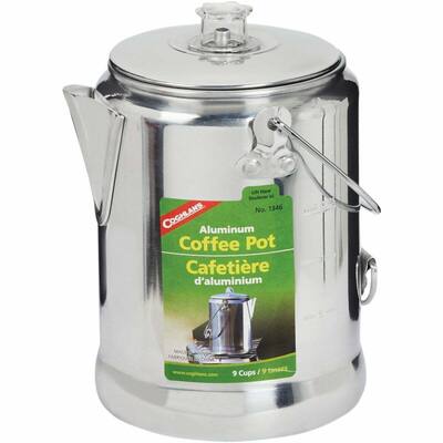 Coghlans 9-Cup Aluminum Camping Coffee Pot - 1 Each