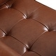 preview thumbnail 25 of 37, Malinta Contemporary Faux Leather Cushioned Club Chair by Christopher Knight Home