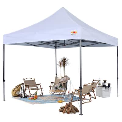 ABCCANOPY Outdoor Commercial Metal Patio Pop-Up Canopy - 10ftx10ft