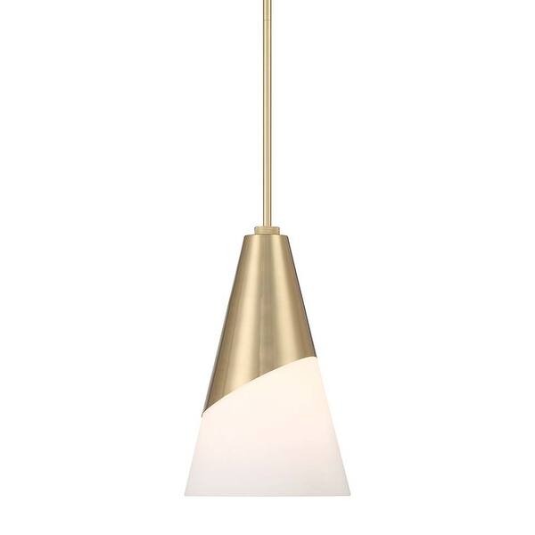 slide 2 of 11, Crystorama Lighting Group TOR-901 Tori 3 Light 9" Wide Mini Pendant Vibrant Gold