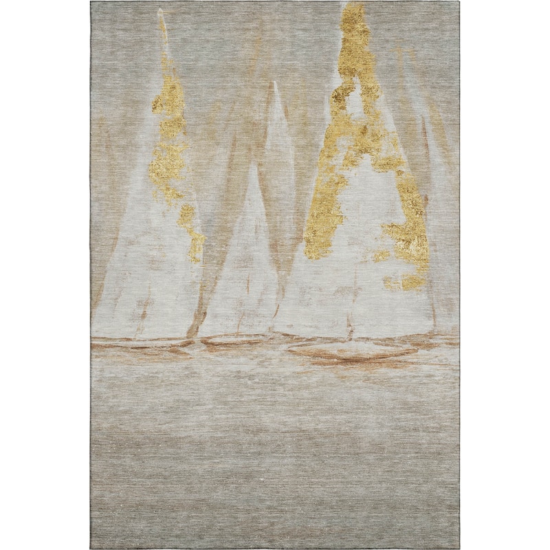 Premium Washable Super Soft Modern Sailboat Mayfield Rug