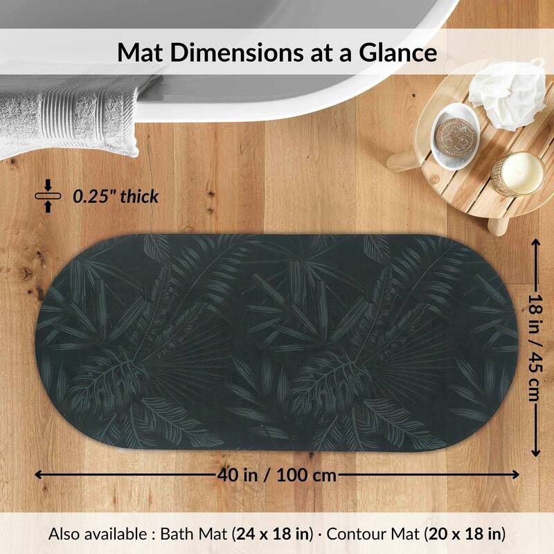 Decorative Runner Bath Mat 40x18 Ultra Absorbent Quick Dry Rug